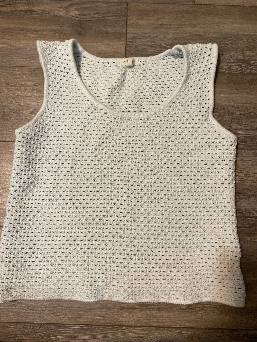 Off white Crochet Tank Top